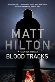Book cover for "Blood Tracks" by Matt Hilton