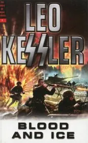 Book cover for "Blood and Ice / Frozen Mountain" by Leo Kessler