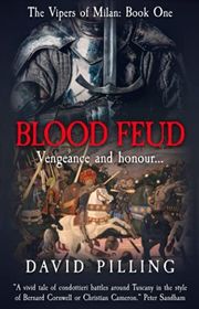 Book cover for "Blood Feud" by David Pilling