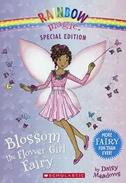 Book cover for "Blossom the Flower Girl Fairy" by Daisy Meadows