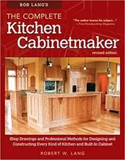 Book cover for "Bob Lang's The Complete Kitchen Cabinetmaker" by Robert W. Lang