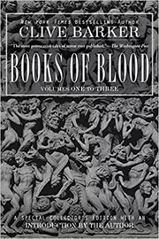 Book cover for "Books of Blood" by Clive Barker