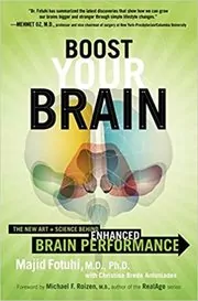 Book cover for "Boost Your Brain" by Majid Fotuhi