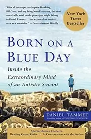 Book cover for "Born On A Blue Day" by Daniel Tammet