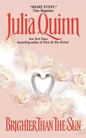 Book cover for "Brighter Than the Sun" by Julia Quinn