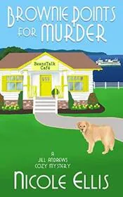 Book cover for "Brownie Points for Murder" by Nicole Ellis