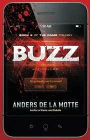 Book cover for "Buzz" by Anders de la Motte