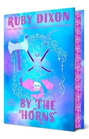 Book cover for "By the Horns" by Ruby Dixon