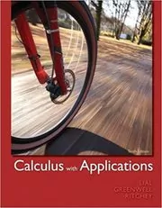 Book cover for "Calculus with Applications" by Margaret L. Lial