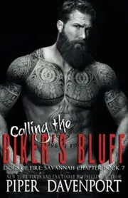 Book cover for "Calling the Biker's Bluff" by Piper Davenport