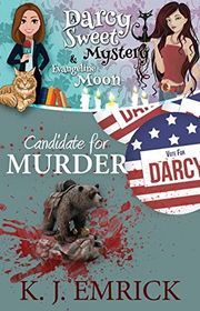Book cover for "Candidate for Murder" by KJ Emrick