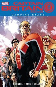 Book cover for "Captain Britain and MI13: Vampire State" by Paul Cornell