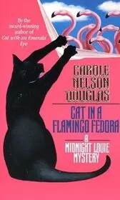 Cat in a Flamingo Fedora