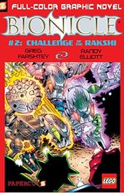 Book cover for "Challenge of the Rahkshi" by Greg Farshtey
