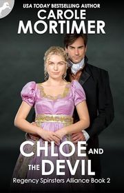 Book cover for "Chloe and the Devil" by Carole Mortimer