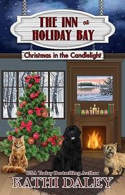 Book cover for "Christmas in the Candlelight" by Kathi Daley