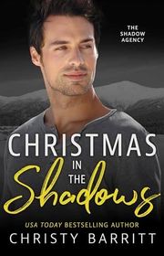 Book cover for "Christmas in the Shadows" by Christy Barritt