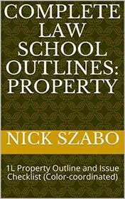 Book cover for "Complete Law School Outlines"