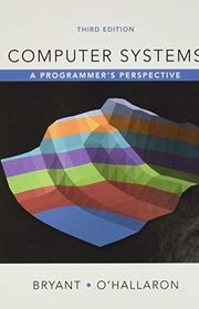 Book cover for "Computer Systems: A Programmer's Perspective" by Randal E. Bryant and David R. O'Hallaron