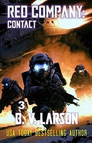 Book cover for "Contact" by BV Larson