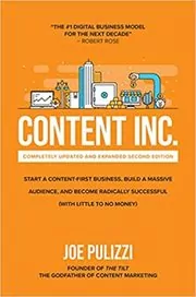 Book cover for "Content Inc." by Joe Pulizzi