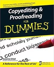 Book cover for "Copyediting and Proofreading For Dummies" by Suzanne Gilad