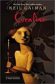 Book cover for "Coraline"