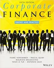 Book cover for "Corporate Finance" by Pierre Vernimmen