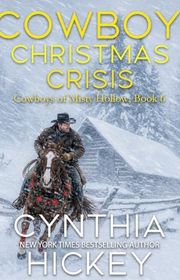 Book cover for "Cowboy Christmas Crisis" by Cynthia Hickey