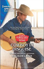 Book cover for "Cowboy in Disguise" by Allison Leigh