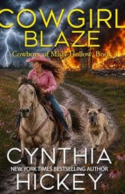 Book cover for "Cowgirl Blaze" by Cynthia Hickey