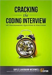 Book cover for "Cracking the Coding Interview" by Gayle Laakmann McDowell