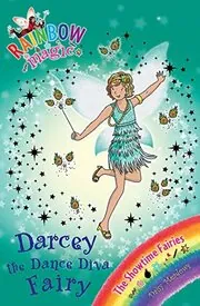 Book cover for "Darcey the Dance Diva Fairy" by Daisy Meadows