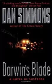 Book cover for "Darwin's Blade" by Dan Simmons