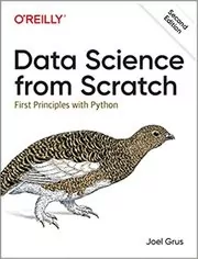 Book cover for "Data Science from Scratch" by Joel Grus