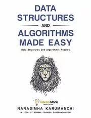 Book cover for "Data Structures and Algorithms Made Easy" by Narasimha Karumanchi
