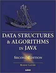 Book cover for "Data Structures and Algorithms in Java" by Robert Lafore