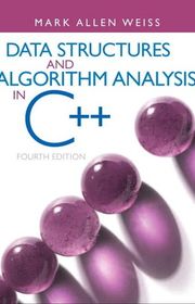 Book cover for "Data Structures and Algorithm Analysis in C++" by Mark Allen Weiss