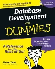 Book cover for "Database Development For Dummies" by Allen G. Taylor