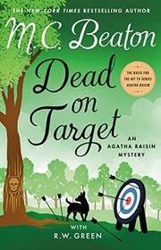 Book cover for "Dead on Target" by MC Beaton