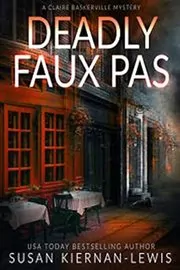 Book cover for "Deadly Faux Pas" by Susan Kiernan Lewis