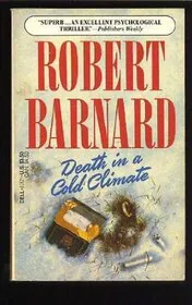 Book cover for "Death in a Cold Climate" by Robert Barnard