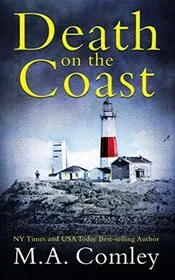 Book cover for "Death on the Coast" by MA Comley