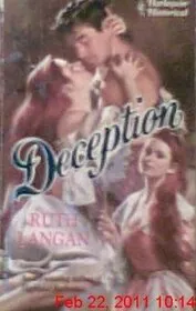 Book cover for "Deception" by Ruth Langan