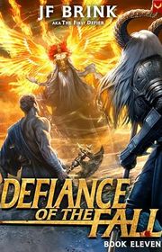 Book cover for "Defiance of the Fall 11" by TheFirstDefier