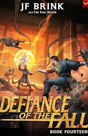 Book cover for "Defiance of the Fall 14" by TheFirstDefier