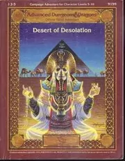 Book cover for "Desert of Desolation" by Tracy Hickman