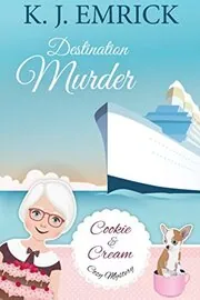 Book cover for "Destination Murder" by KJ Emrick