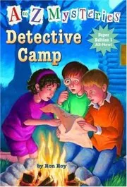 Book cover for "Detective Camp" by Ron Roy