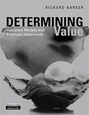 Book cover for "Determining Value" by Richard Barker